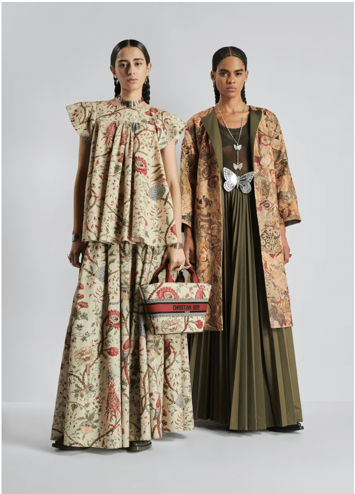 Ensembles from local Mexican textiles from the Christian Dior Cruise 2024 Collection