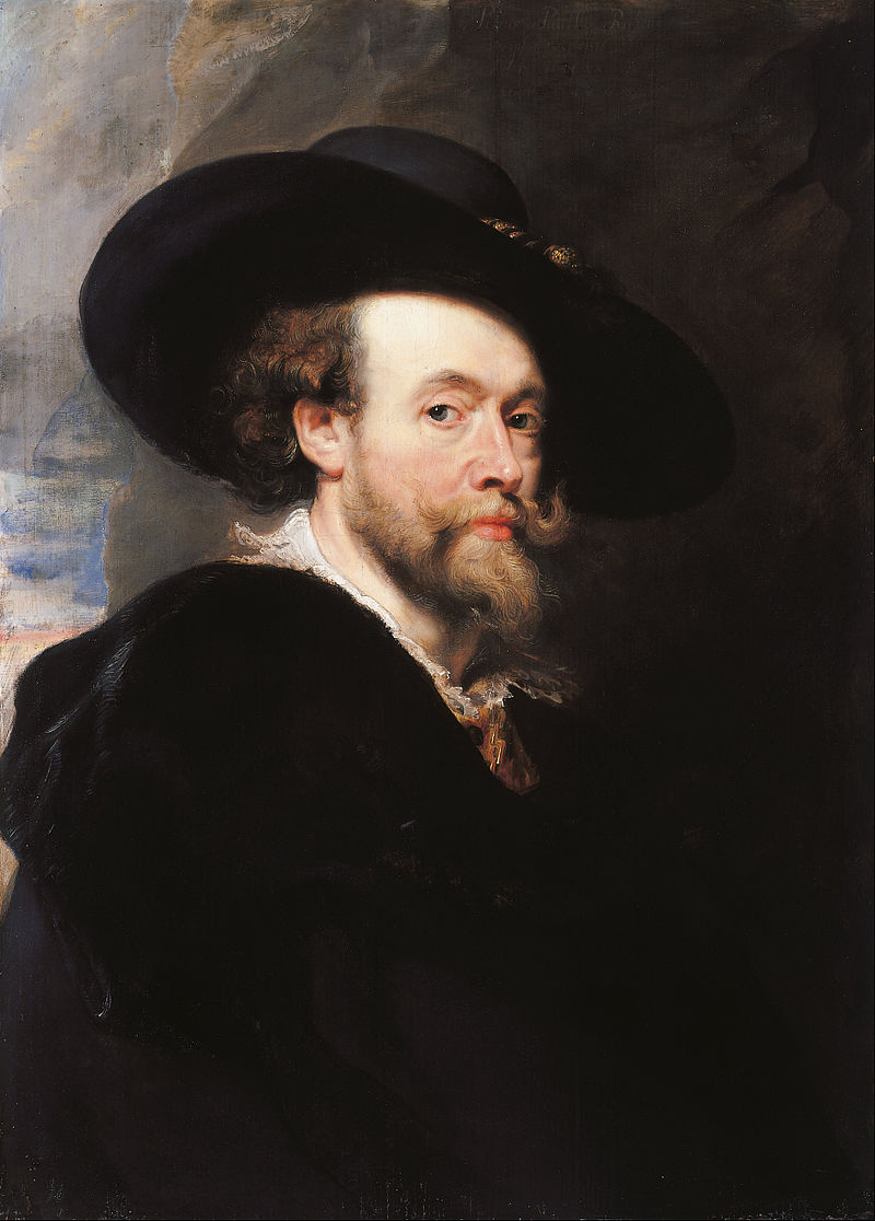 A self-portrait of Flemish painter Sir Peter Paul Rubens