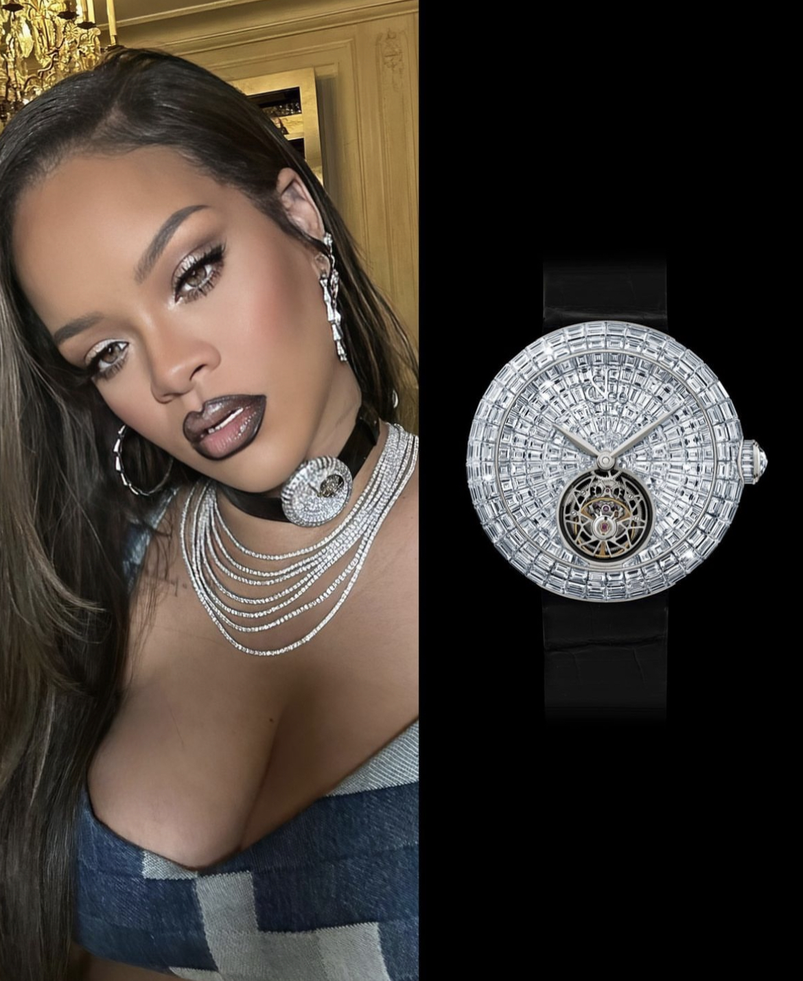 Rihanna's $670,000 Choker Watch