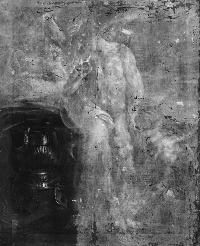 The X-ray analysis revealed Rubens' various revisions