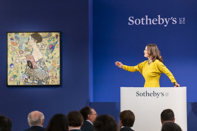 "Lady with a Fan" in Sotheby's Modern and Contemporary Evening Auction held last June 28