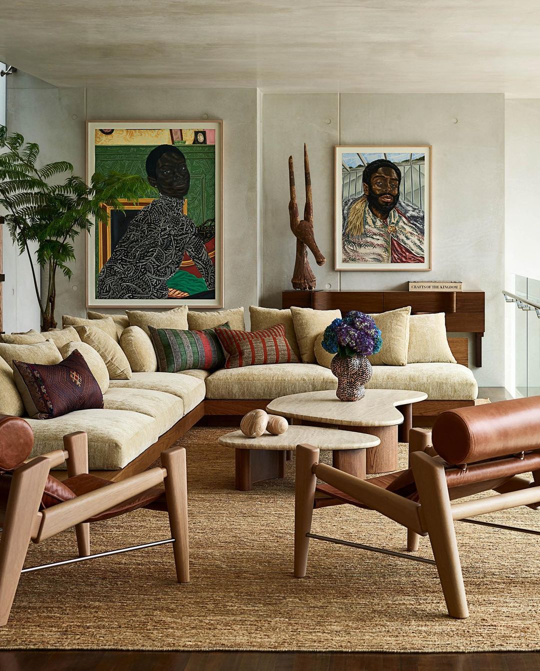 Alicia Keys and Kasseem Dean's living room