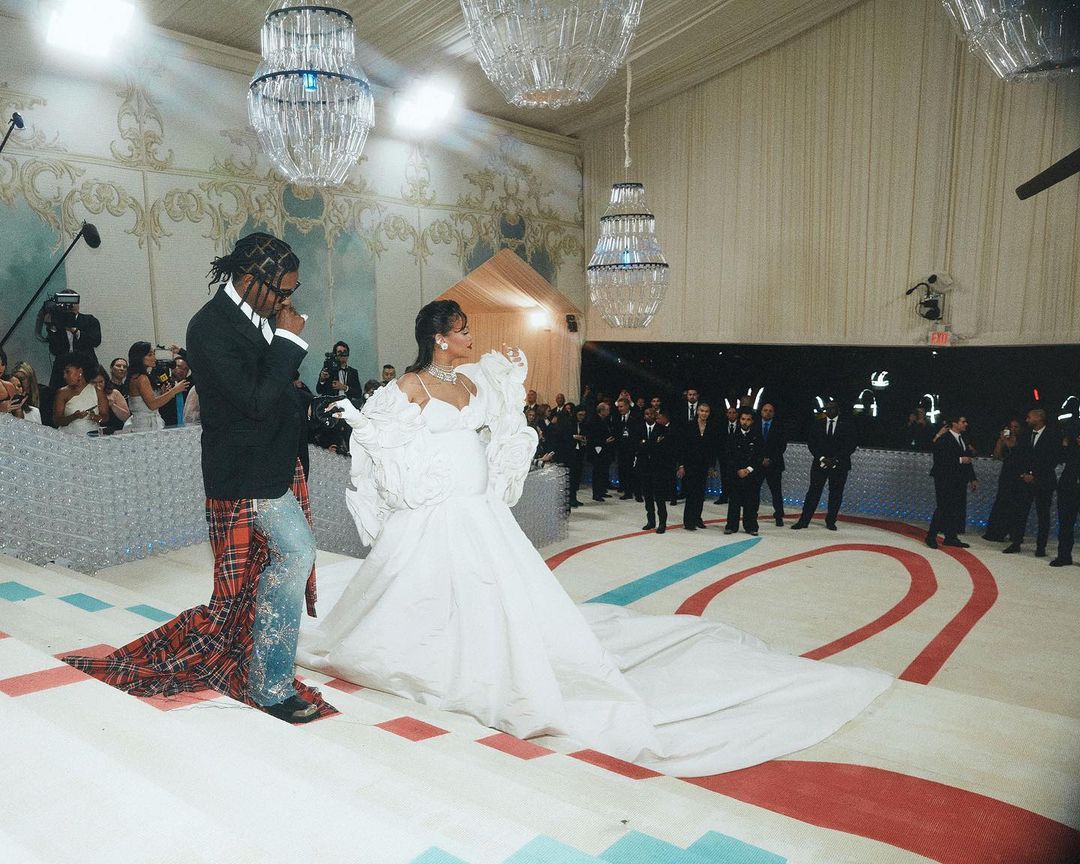 Rihanna and A$AP Rocky at the Met Gala