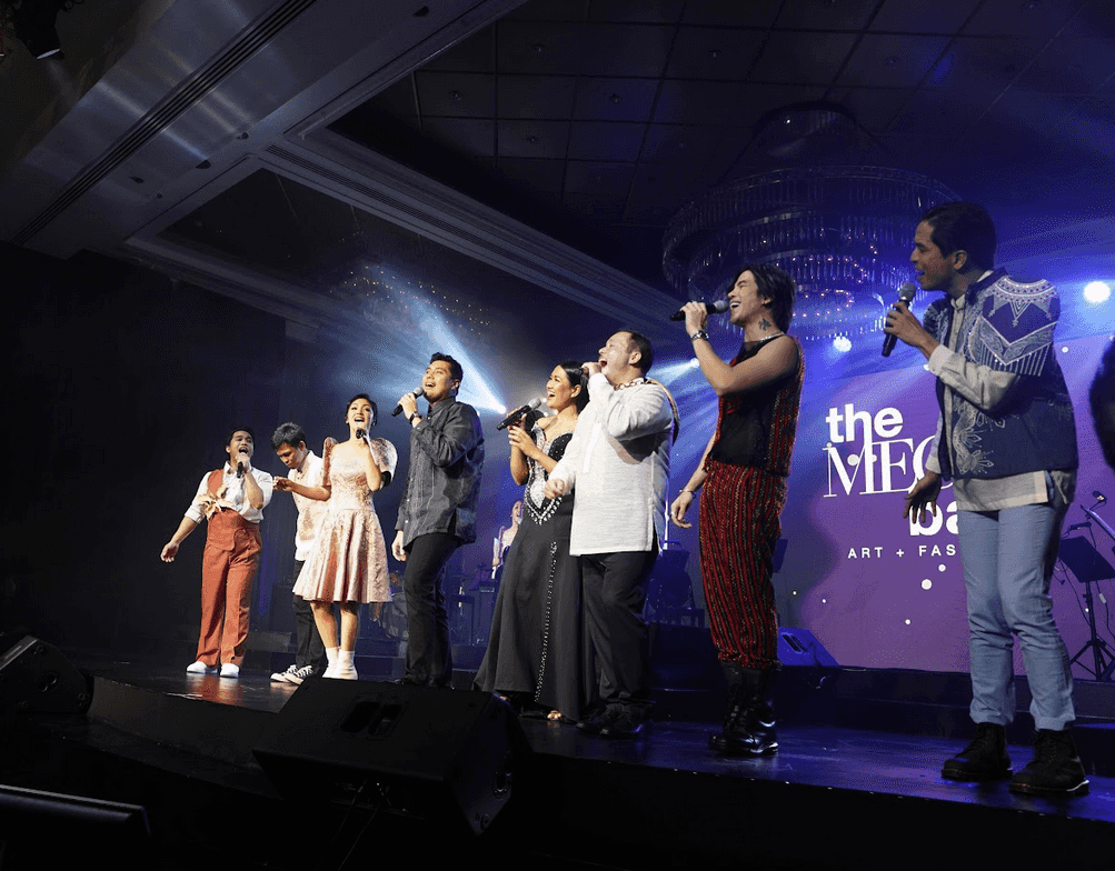 Cast members from the hit musical, "Ang Huling El Bimbo," performed their beloved hits during the ball