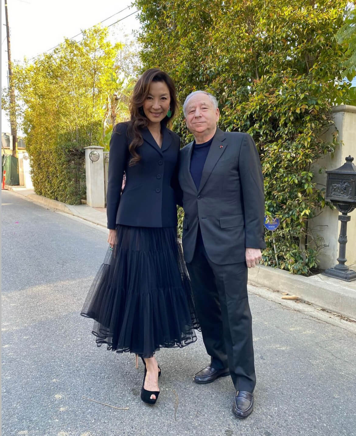 Michelle Yeoh And Jean Todt