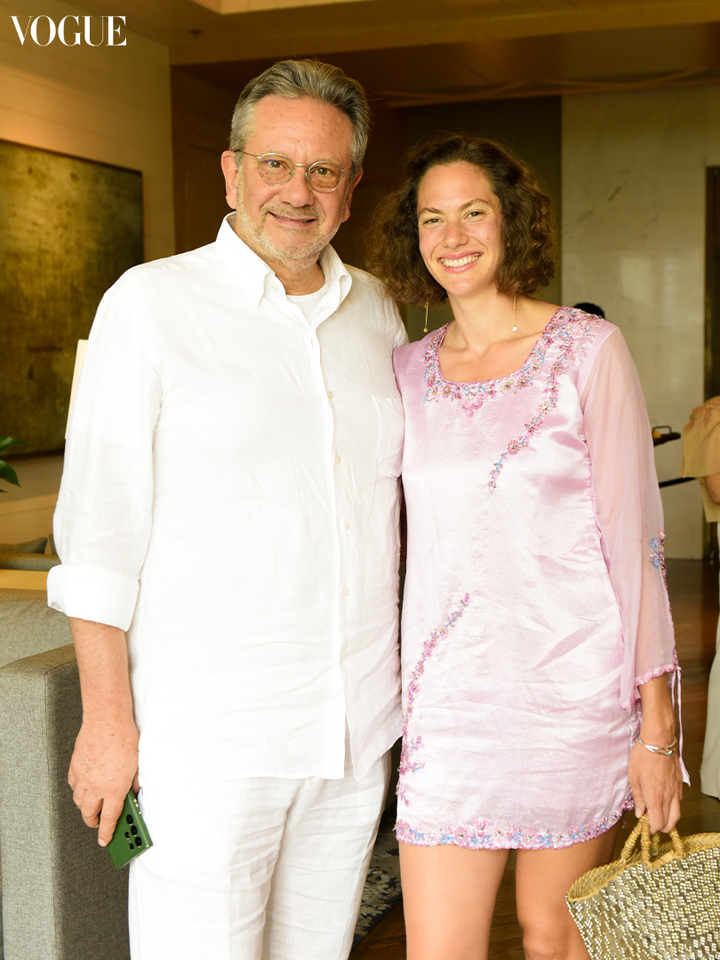 Sean Hepburn Ferrer and Emma Ferrer