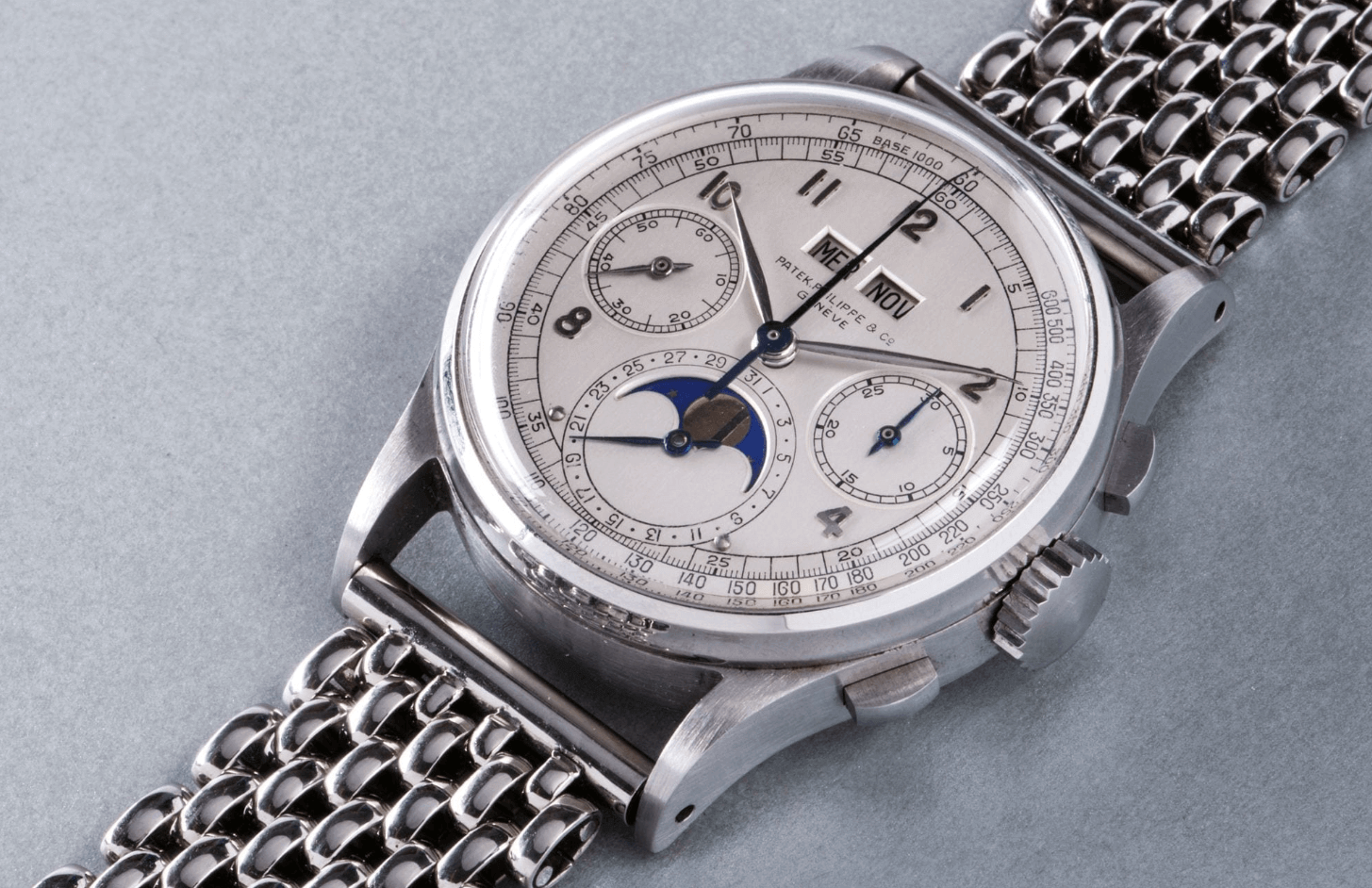 The Patek Philippe Stainless Steel Ref. 1518/Photo from the Phillip