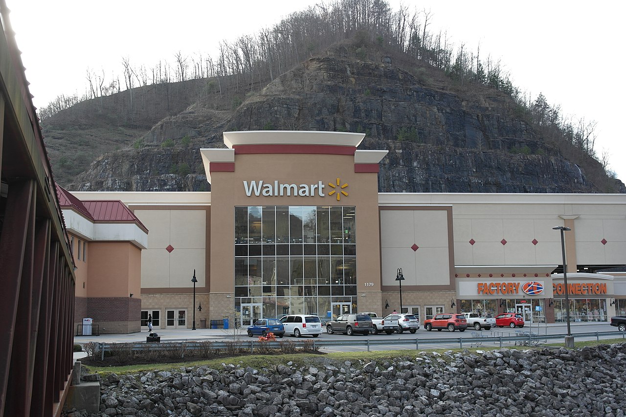 A Walmart Supercenter in Grundy, Virginia