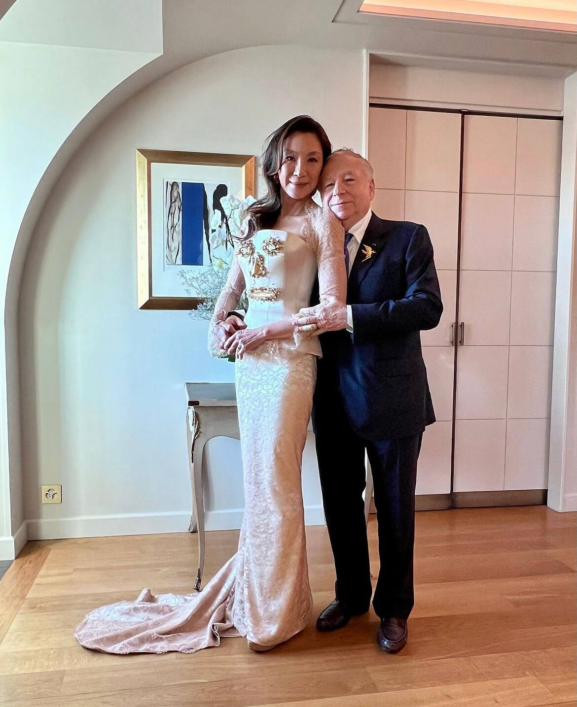 Michelle Yeoh and Jean Todt