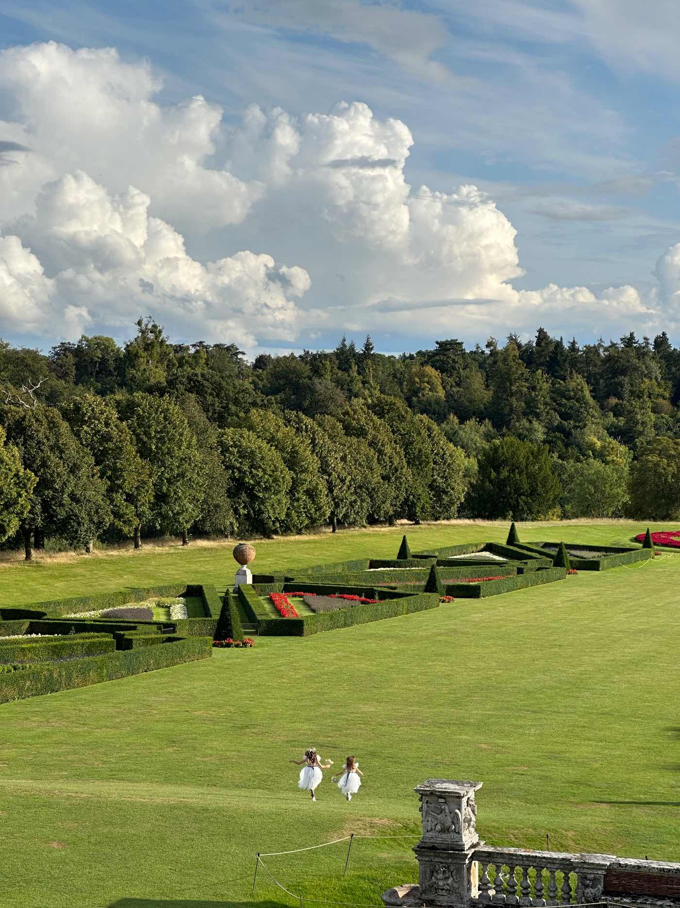 Lovi Poe and Monty Blencowe's rainy ceremony was followed by beautiful weather at Cliveden House