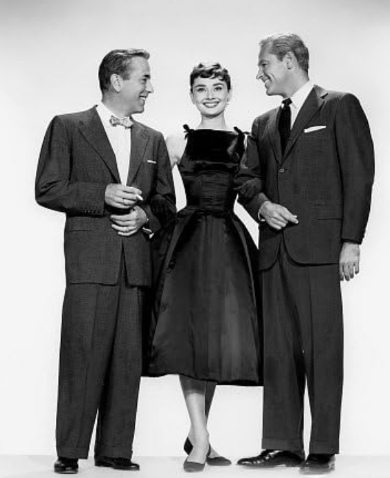 L-R: Bogart, Hepburn, and Holden
