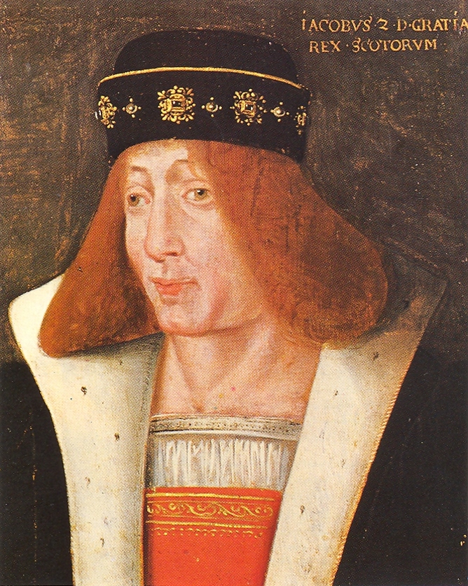 A 17th-century oil portrait of King James II of Scotland