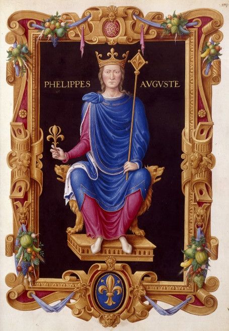 A portrait of King Philip II by Jean Du Tillet
