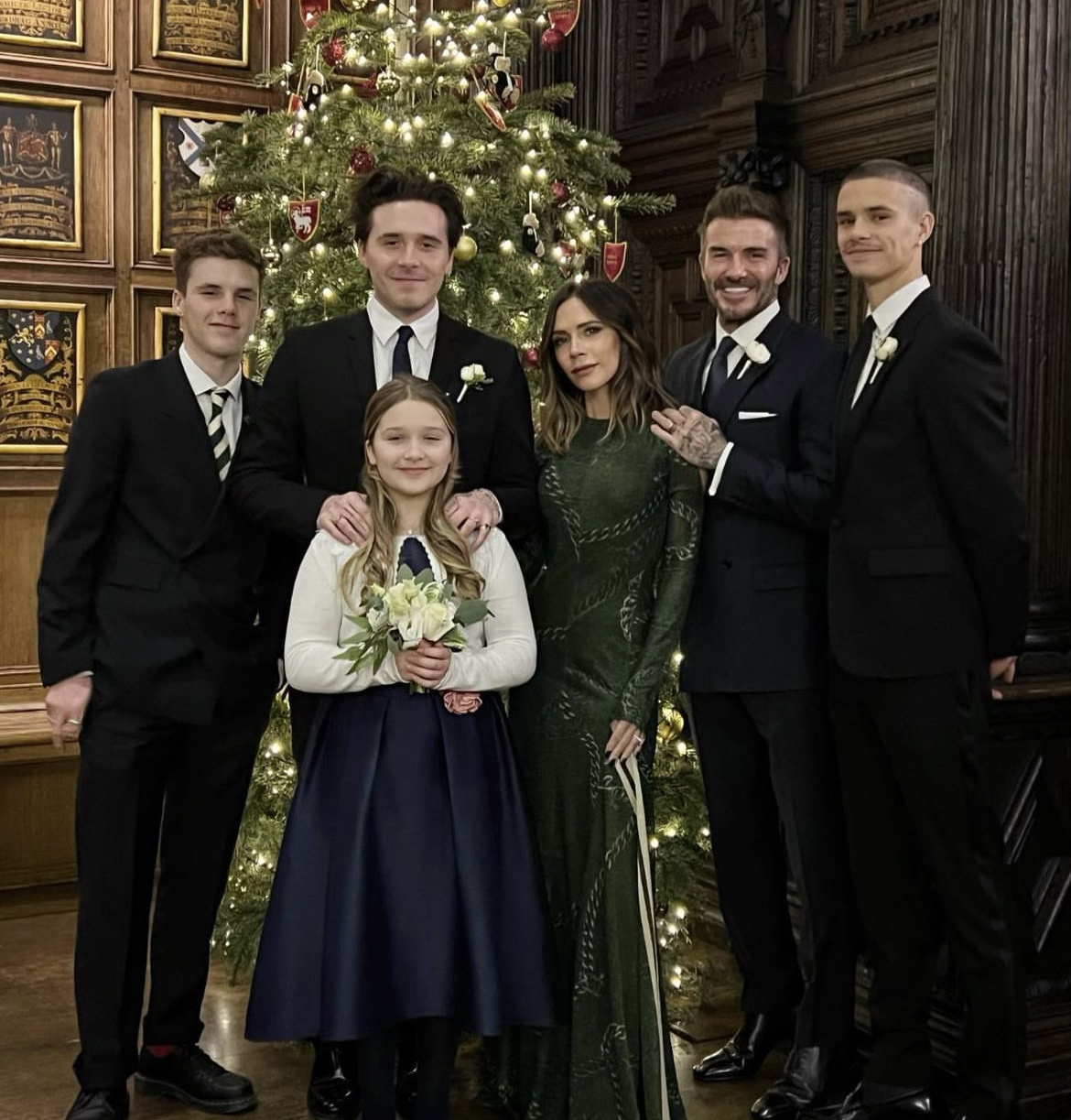 The Beckham Family in one photo.