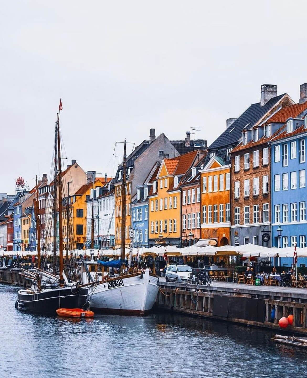 Copenhagen boasts a mix of architectural styles that contribute to its beauty.