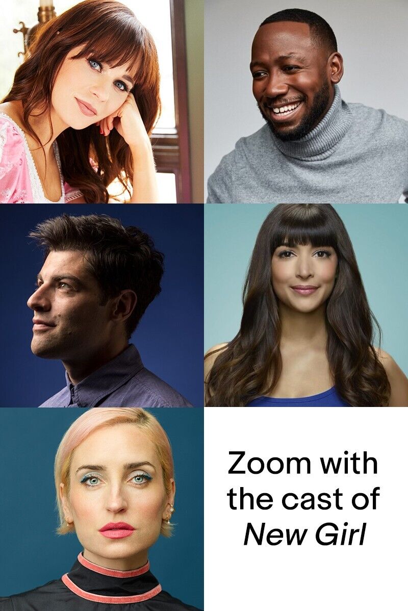 Join a Zoom call with the cast of New Girl.