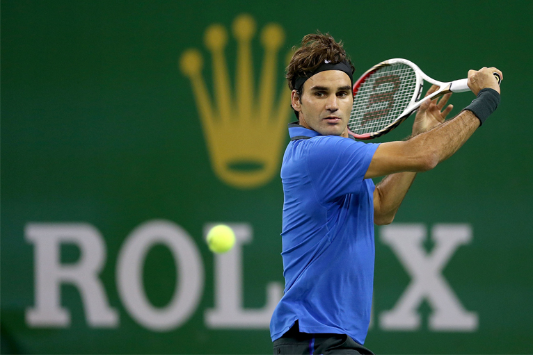 Roger Federer has been an ambassador for Rolex for many years. 