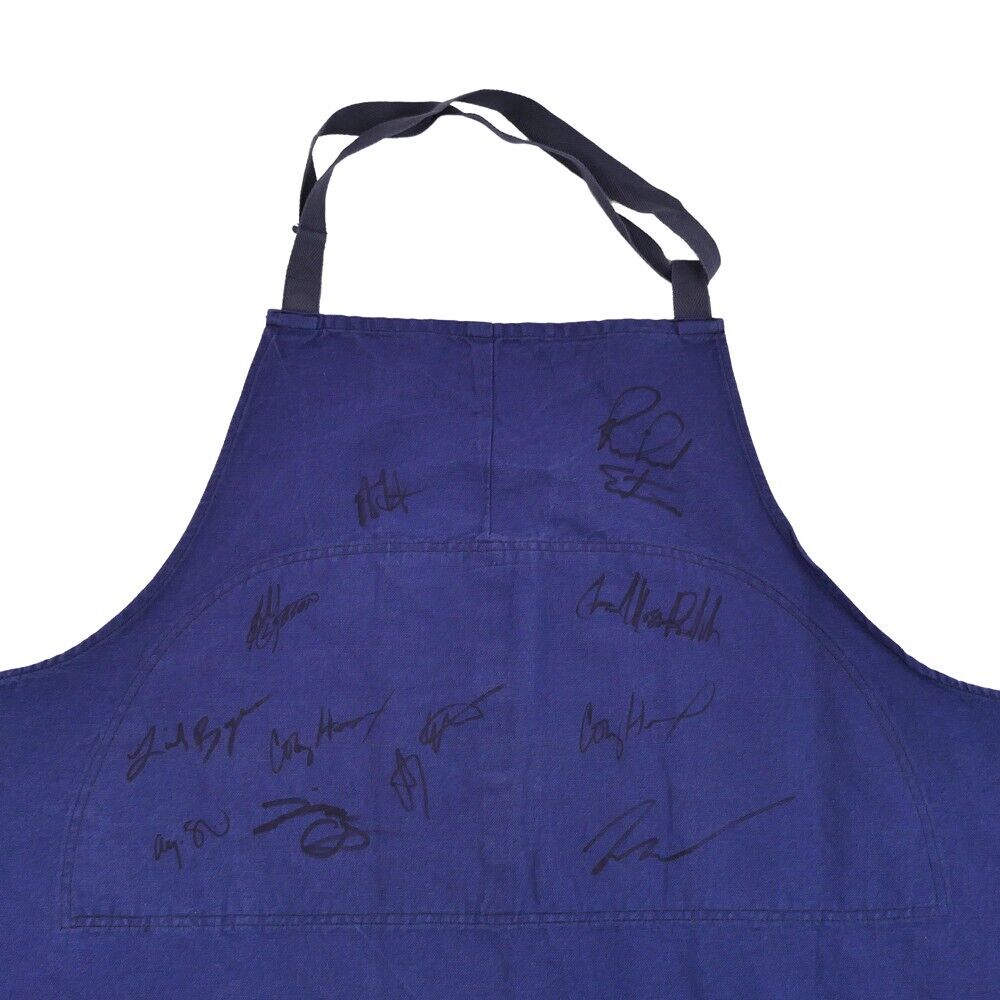 An apron signed by the cast of The Bear 