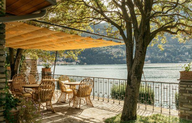 The hotel offers unbeatable views of Italy's Lake Como