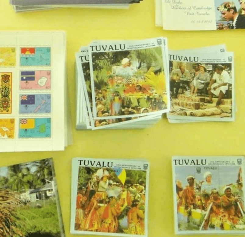 Original unique stamps of Tuvalu