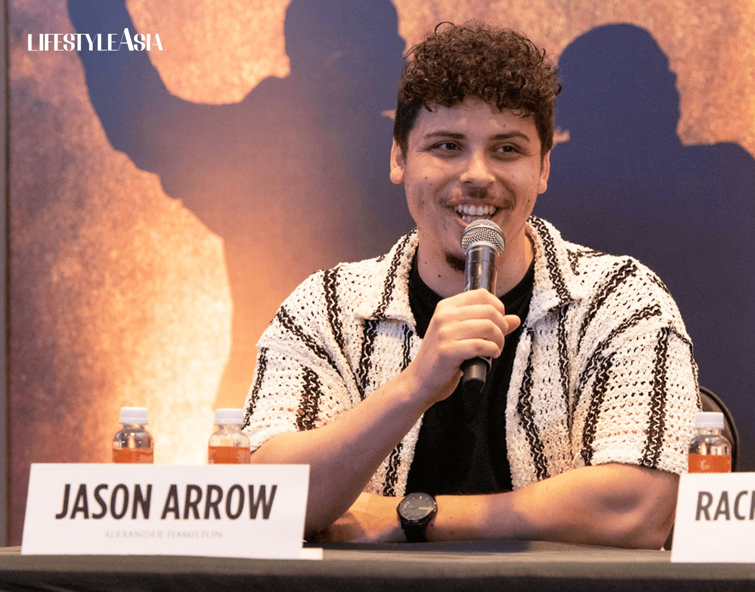 Jason Arrow during the press conference
