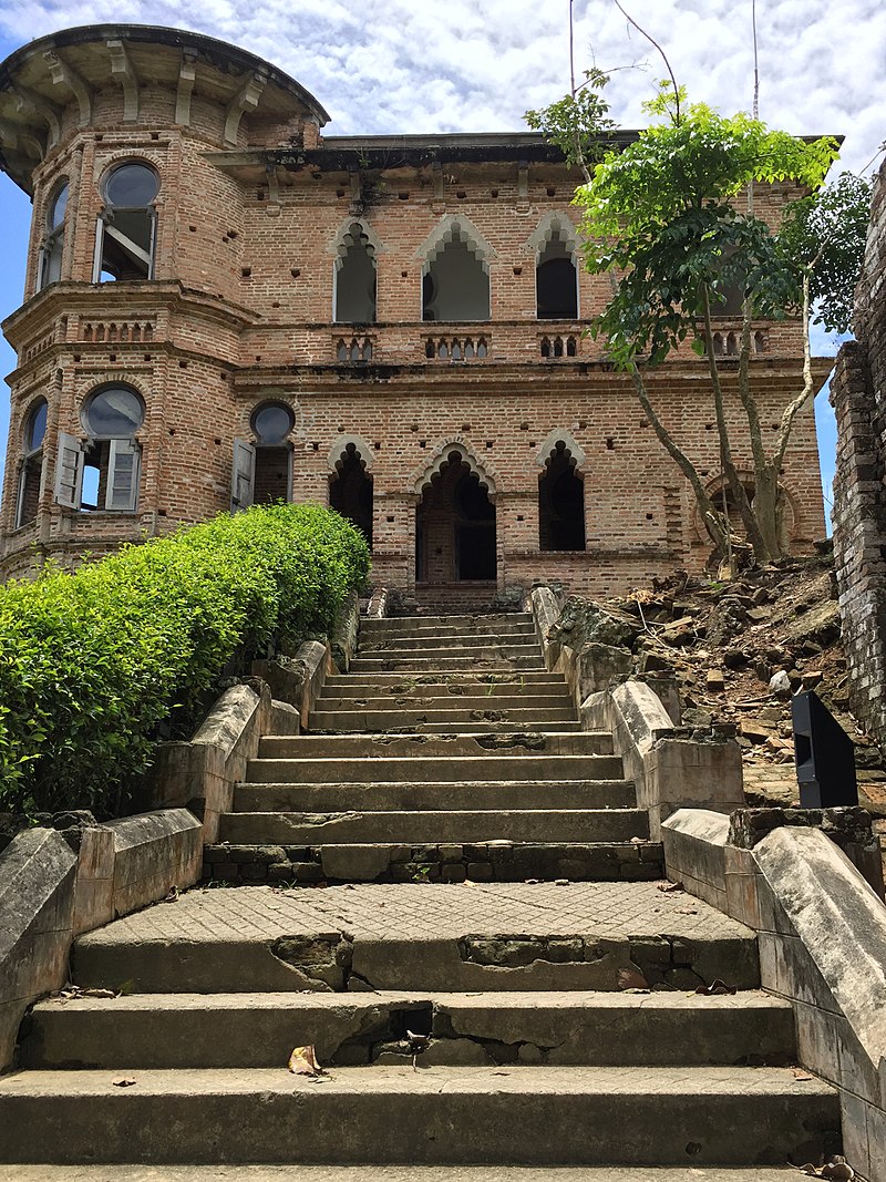 The stairs leading up to Kellie’s Castle