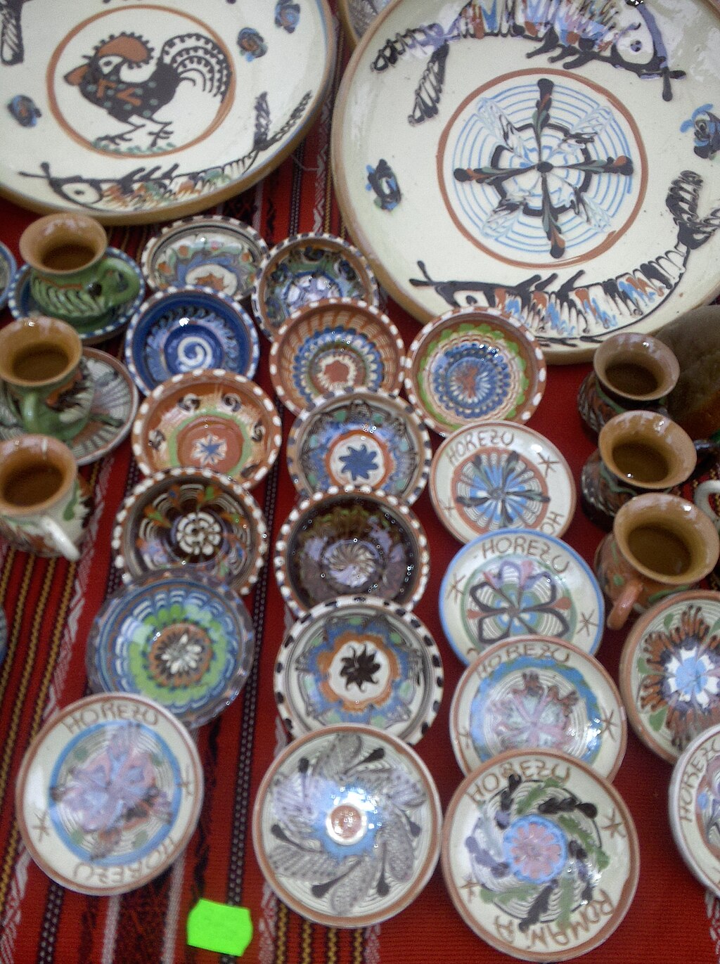 Horezu ceramics from Romania