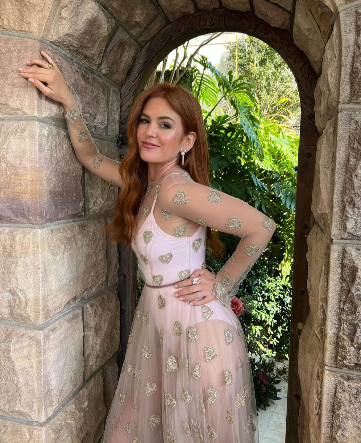 Isla Fisher posing for the camera. This is posted on her Instagram.