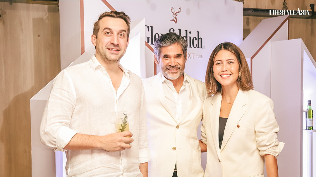 Glenfiddich WHERE NEXT CLUB guests from the left Iacopo Rovere, Manny Ayala, and Anne Gonzales