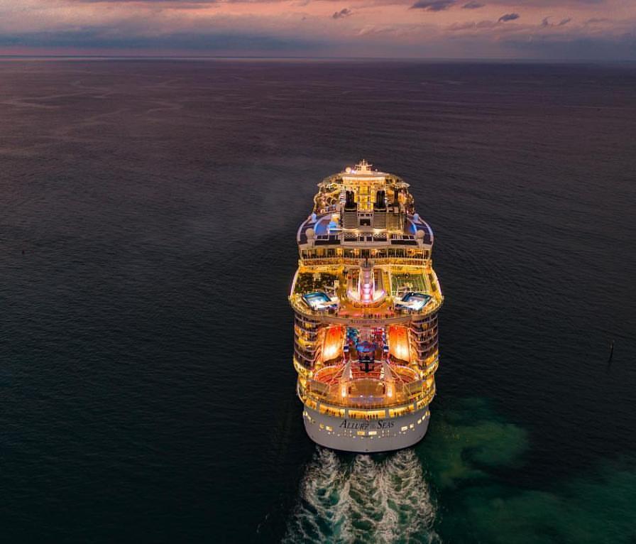 The Royal Caribbean's "Allure of the Seas"