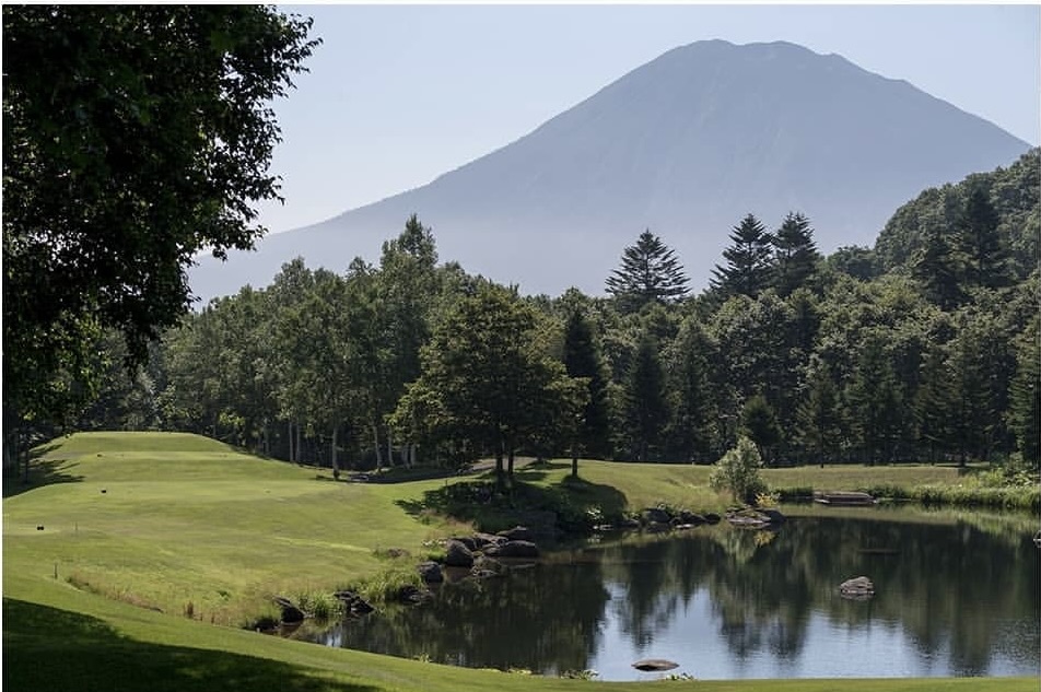The lush Niseko Village golf course is only a 45-minute drive from Koa Niseko
