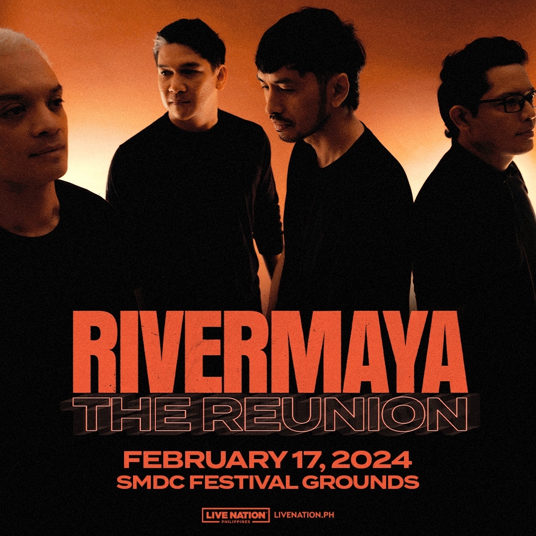 The official poster for Rivermaya’s reunion concert in February 2024