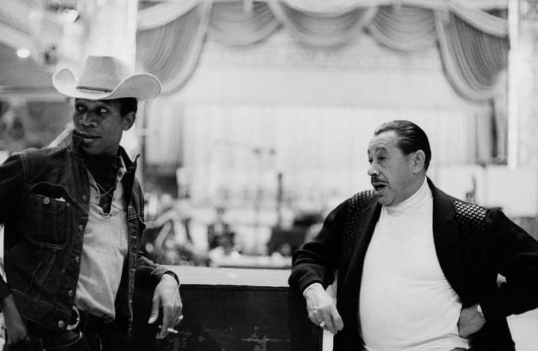 Morgan Freeman with Cab Calloway in Hello, Dolly!