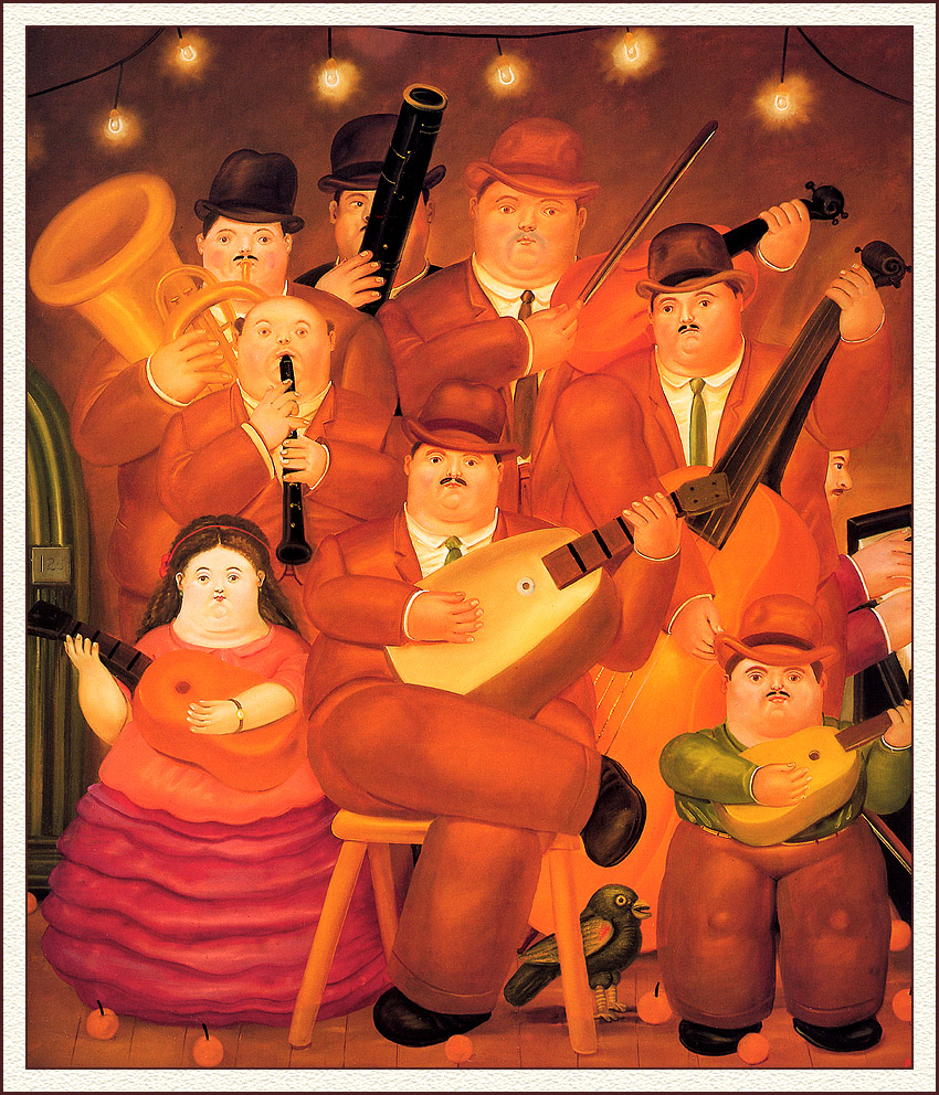 “The Musicians” by Fernando Botero