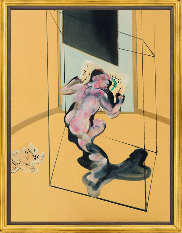 “Figure in Movement” by Francis Bacon took second place in terms of sale price
