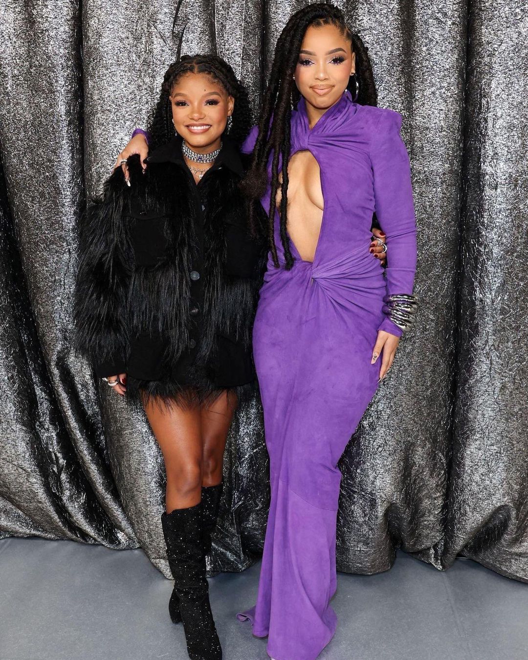 Chloe and Halle Bailey at the Renaissance: A Film by Beyoncé premiere