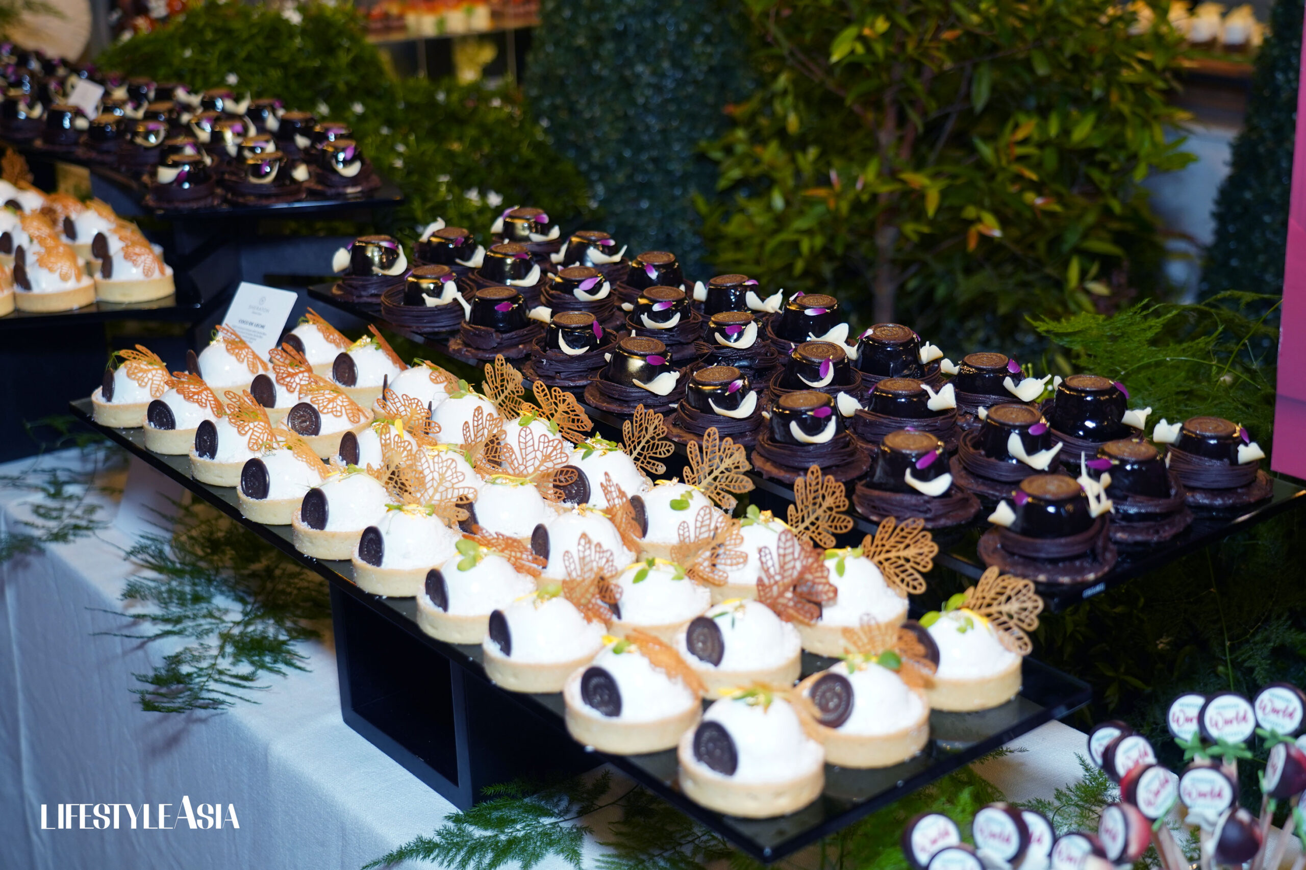 Delectable treats from the dessert grazing spread