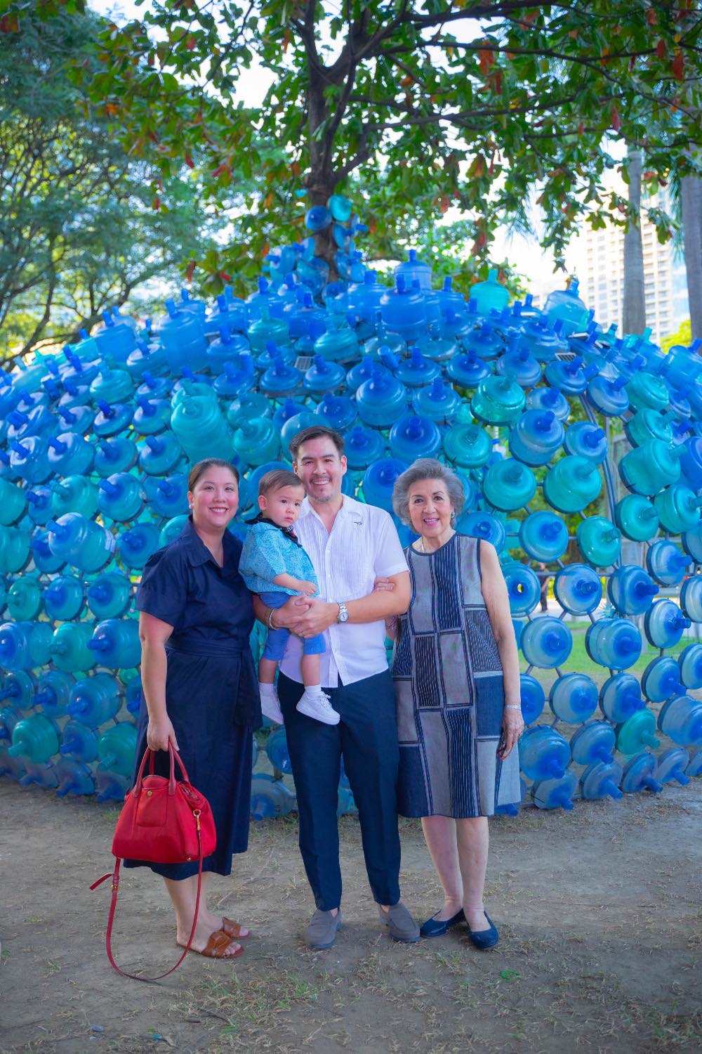 The Art House president and CEO Juan Carlos Pineda with family