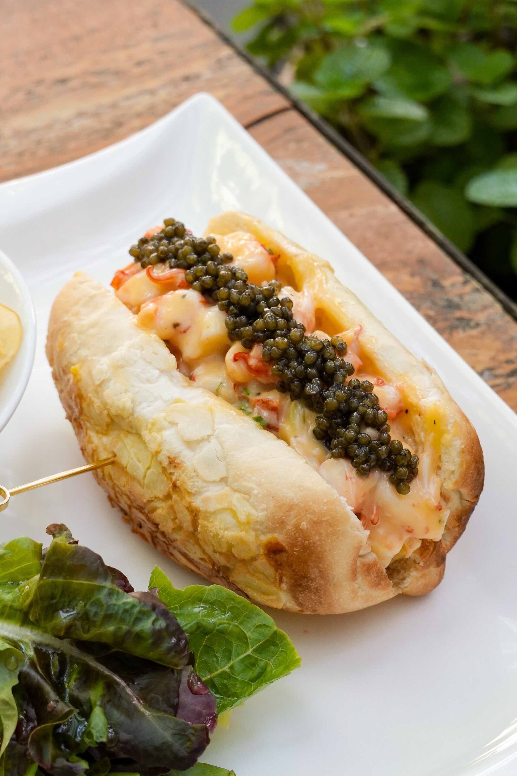Nomad Caviar topped Lobster and River Prawn Roll  