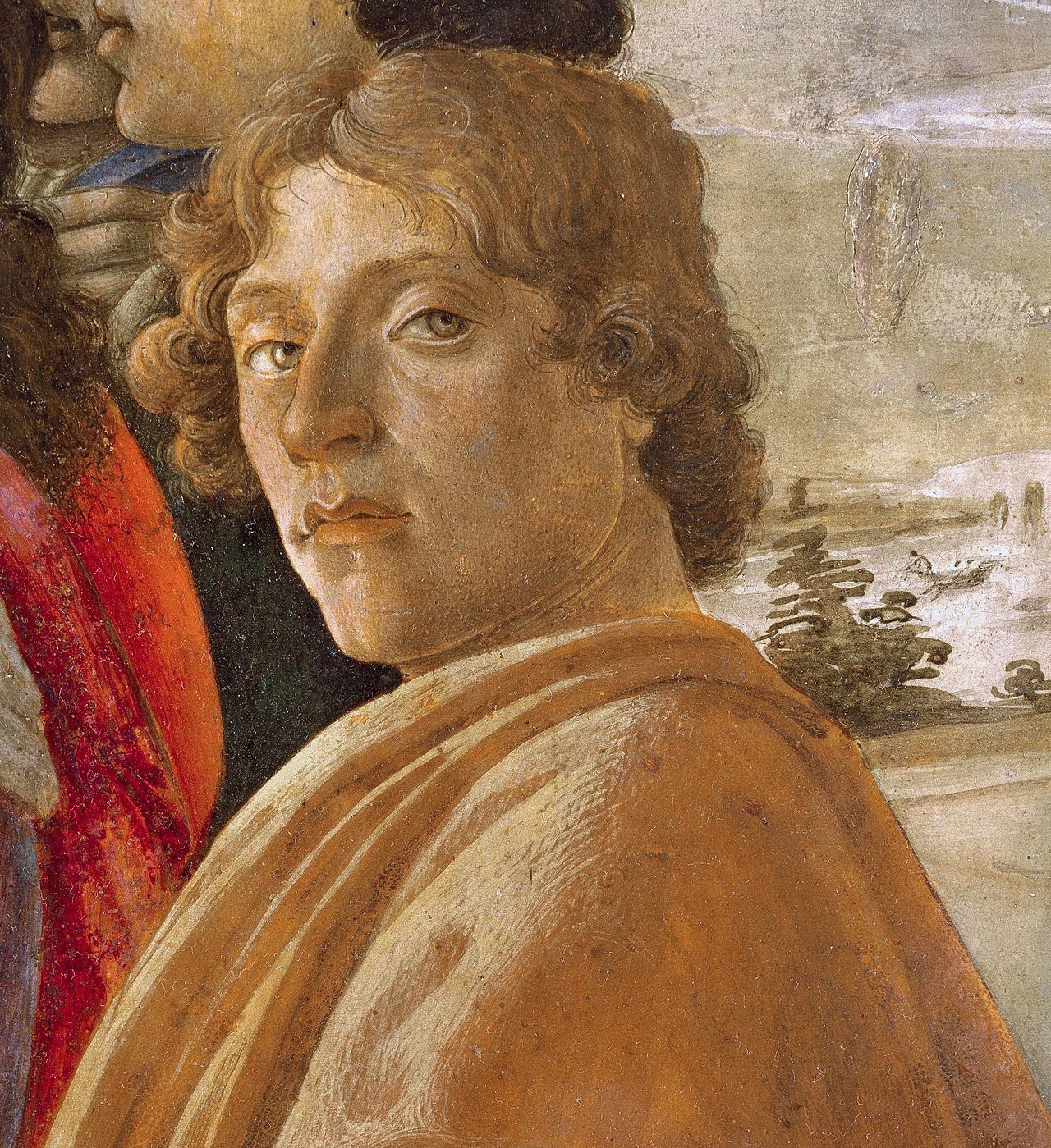 A self-portrait of renowned Italian painter, Sandro Botticelli