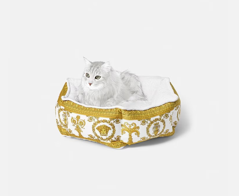 Versace’s “I ♡ Baroque Pet Bed”
