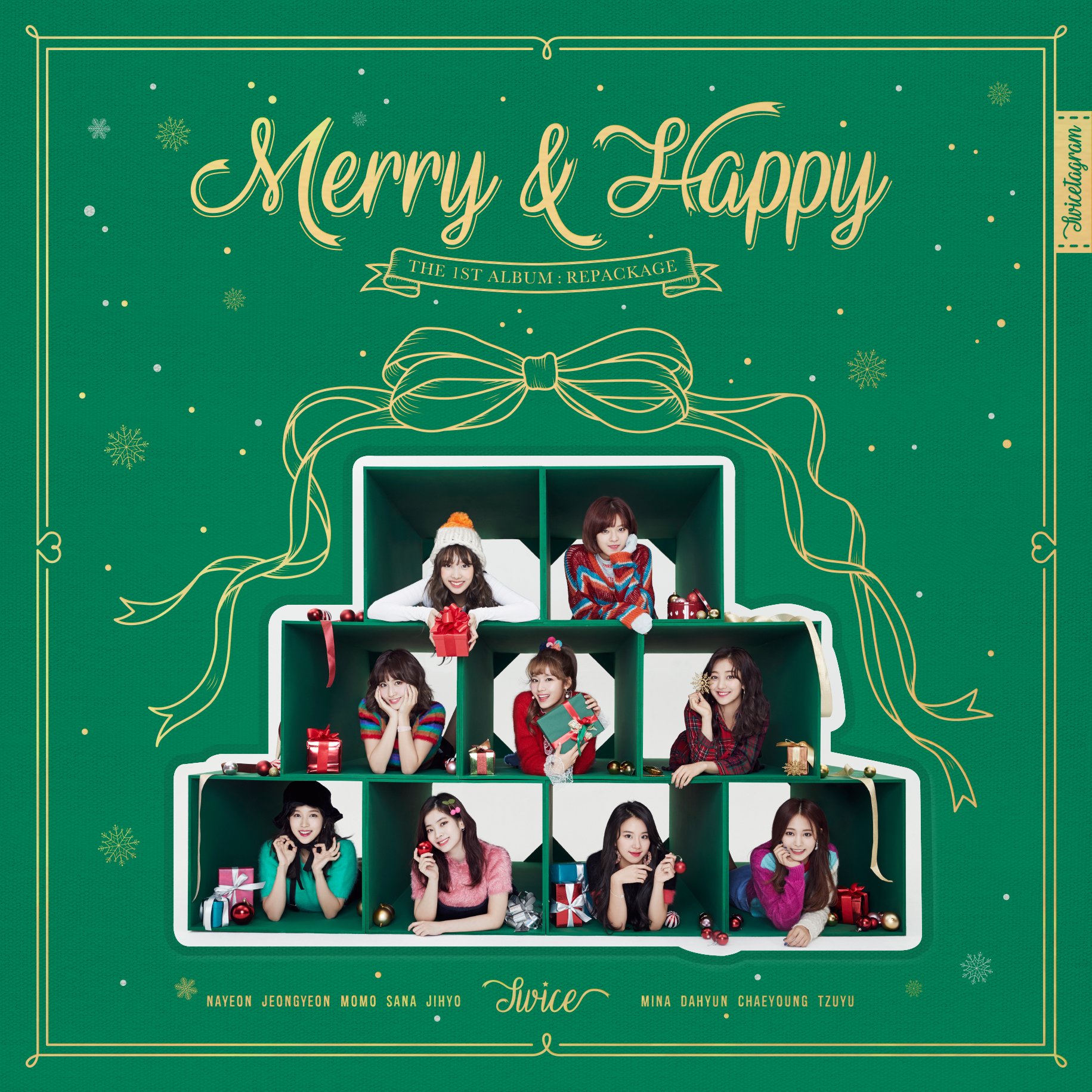 Twice's "Merry & Happy"