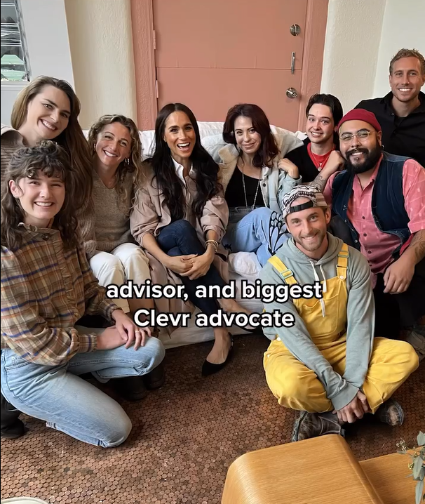 The Clevr Blends team with the Duchess of Sussex