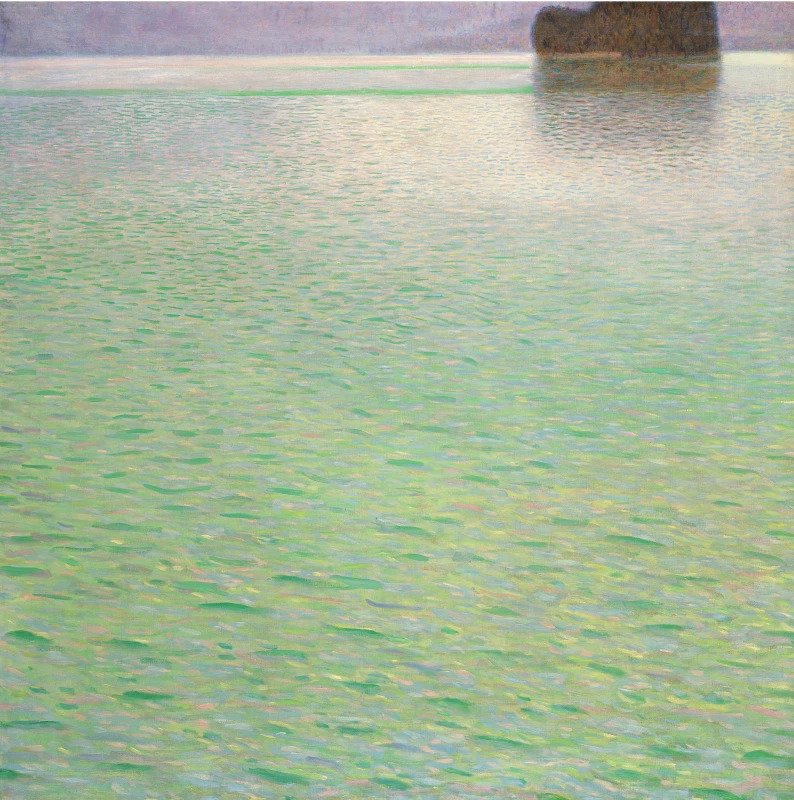Klimt's "Insel Im Attersee"