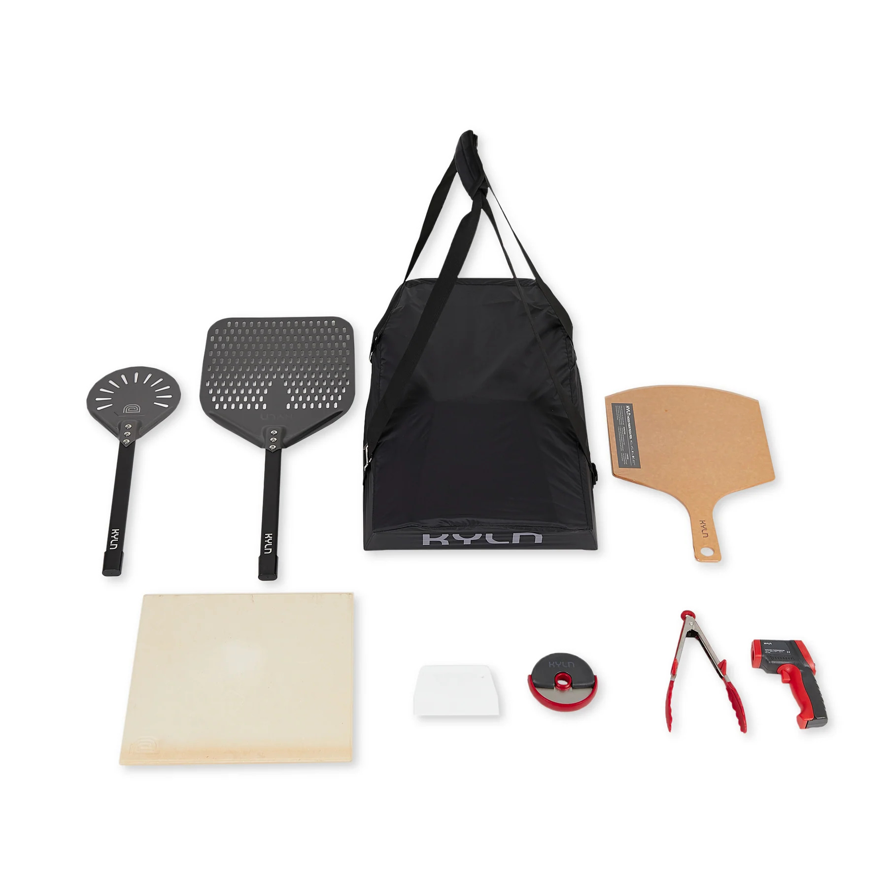 The Kyln Pro Pack comes with an additional set of tools to complete the cooking experience