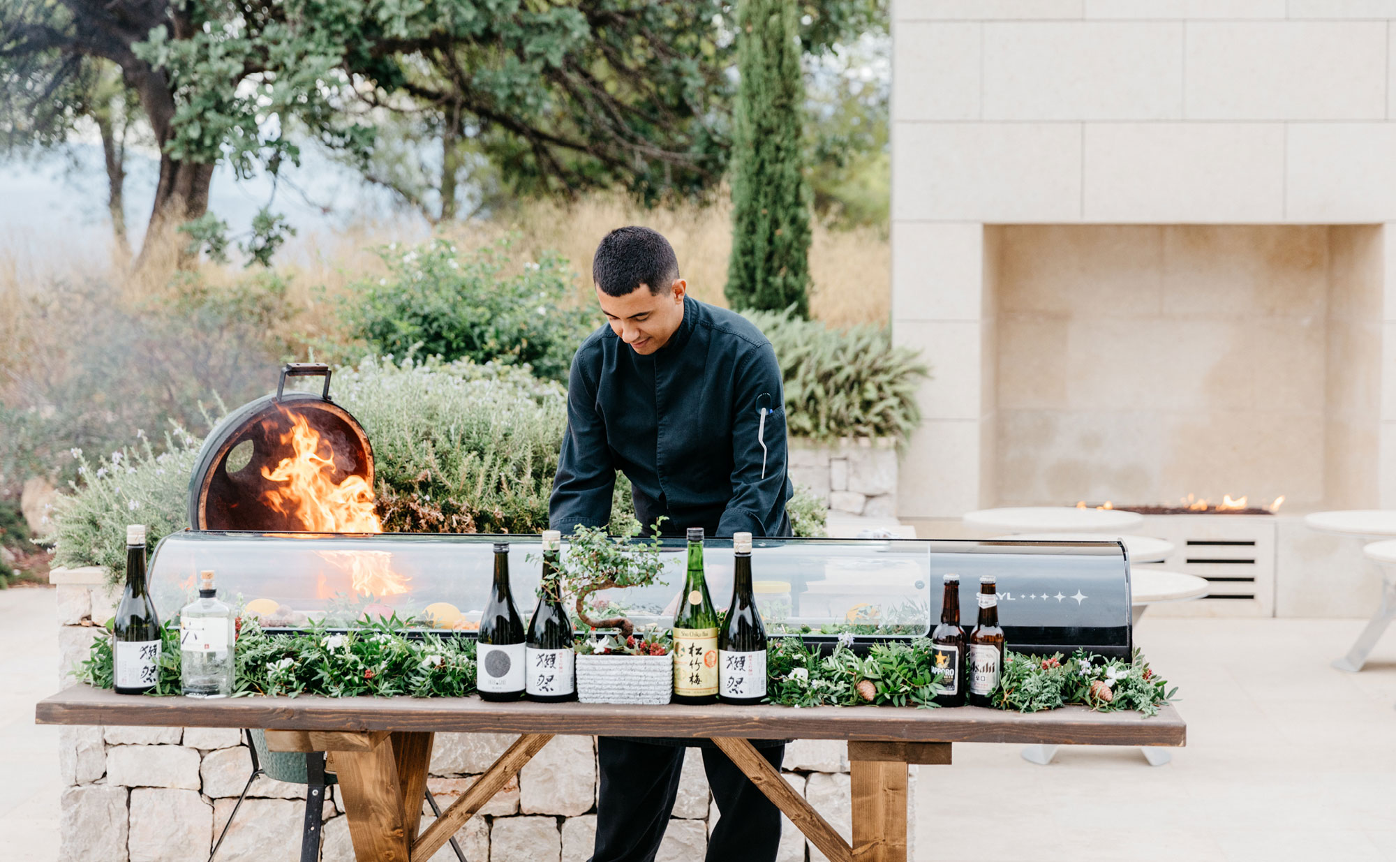 Mouth-watering Modern Greek and Mediterranean feasts await for anyone celebrating their special day at Amanzoe