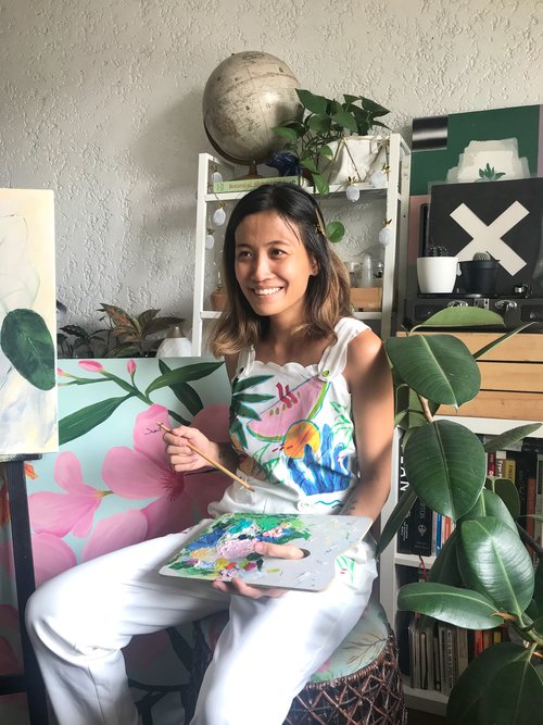 Artist Anina Rubio collaborated with K By Cunanan