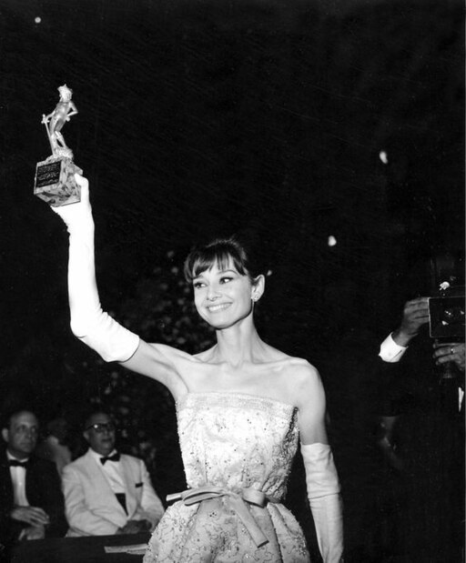 Audrey Hepburn posthumously received an Emmy and Grammy award