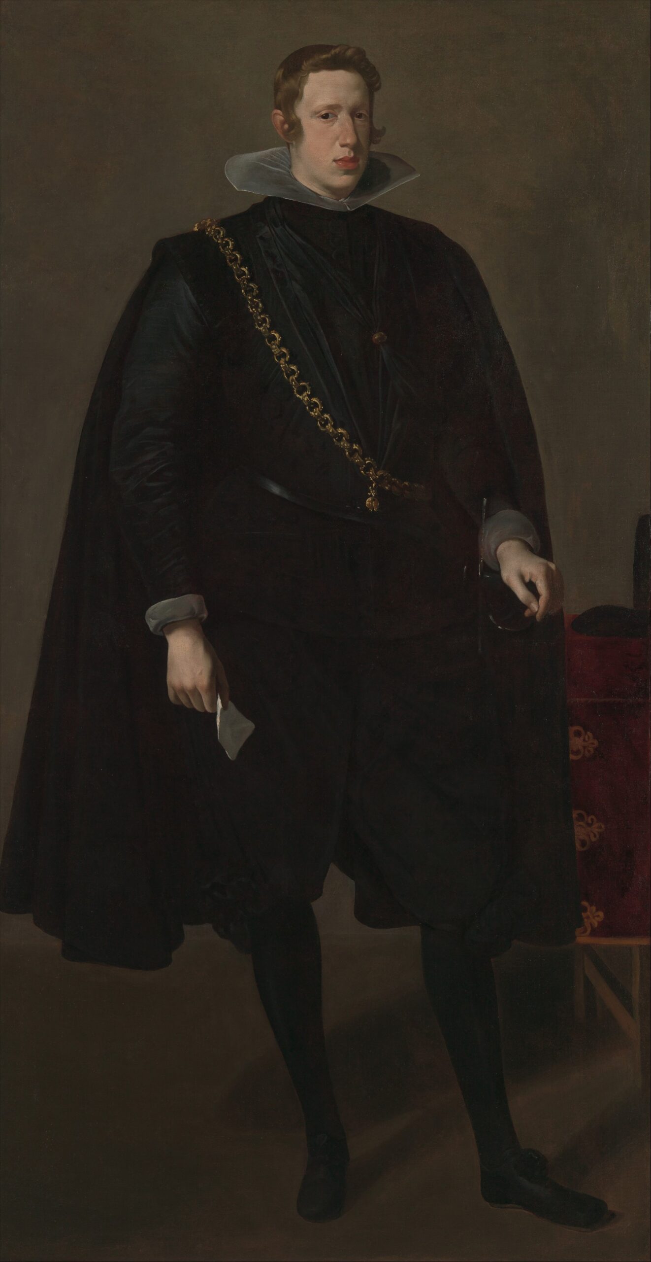 Velázquez’s painting of King Philip IV of Spain that served as a companion piece to his wife’s portrait until Napoleon’s invasion