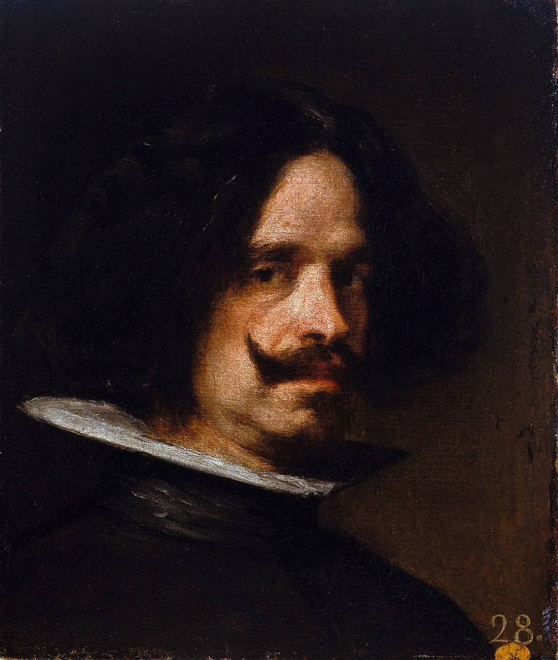 Spanish artist, Diego Velázquez, in a self-portrait (c. 1650)